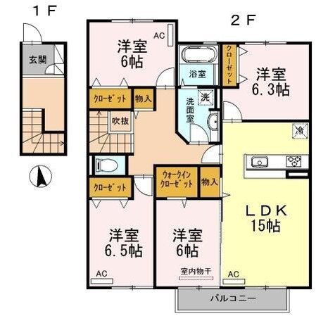 ソラーナKの物件間取画像